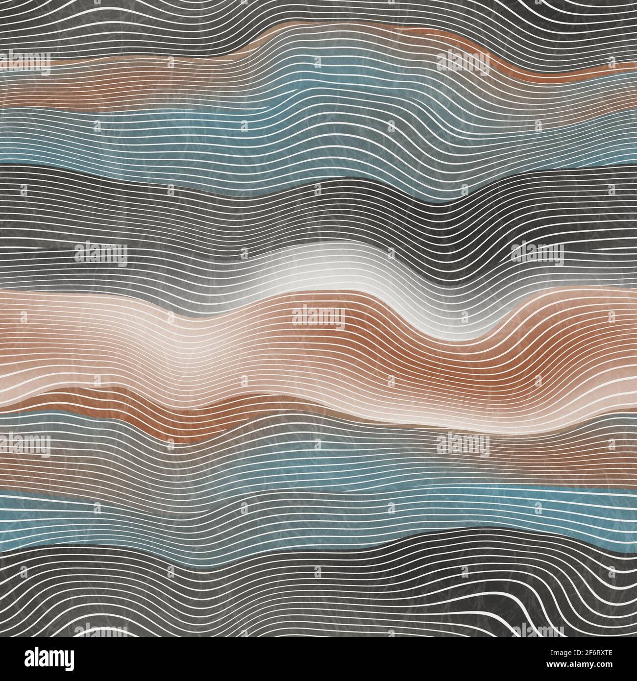 Seamless natural landscape hill pattern for print Stock Photo - Alamy