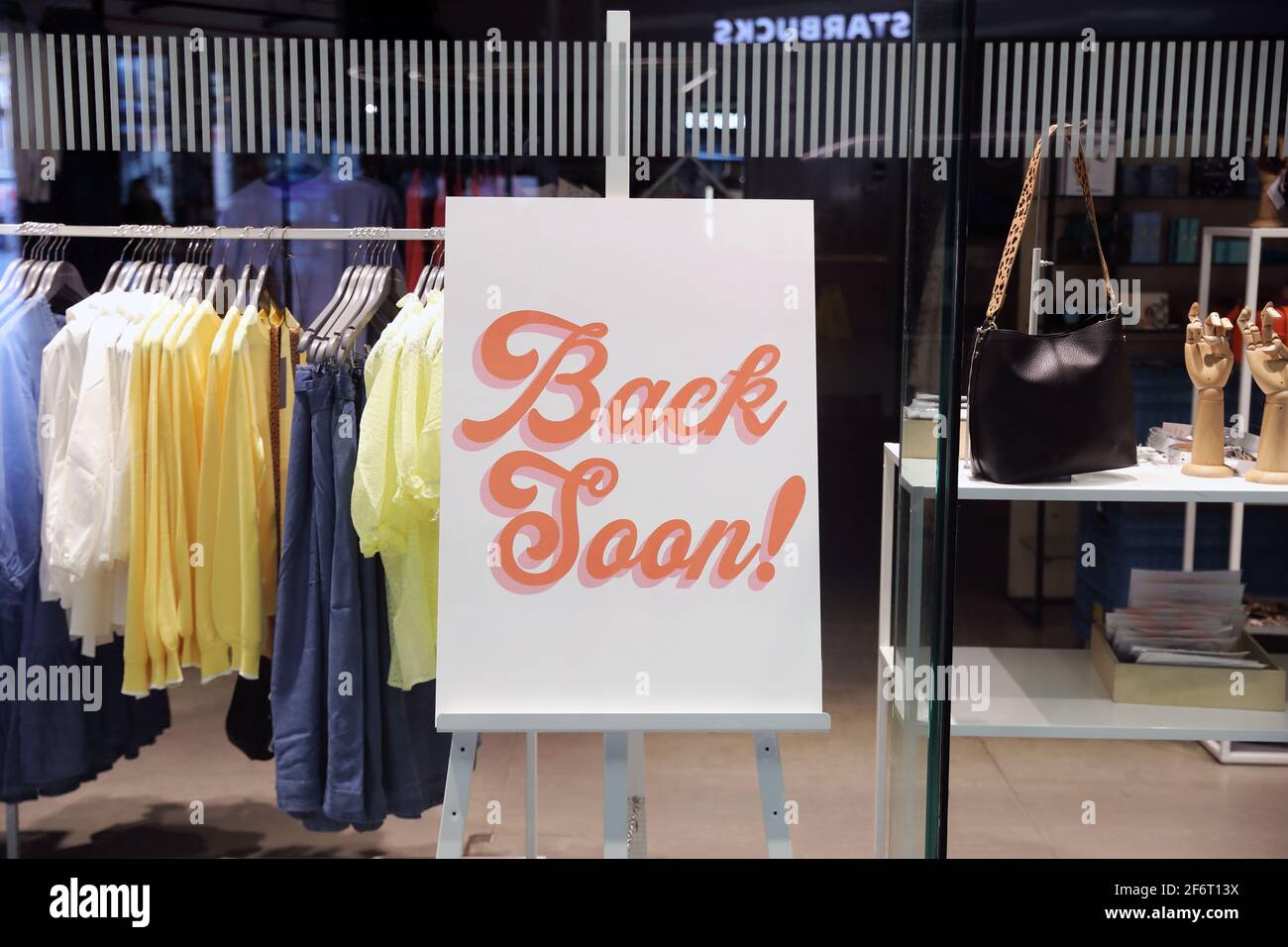 Oliver Bonas shop in St Pancras station ready to reopen on April 12th