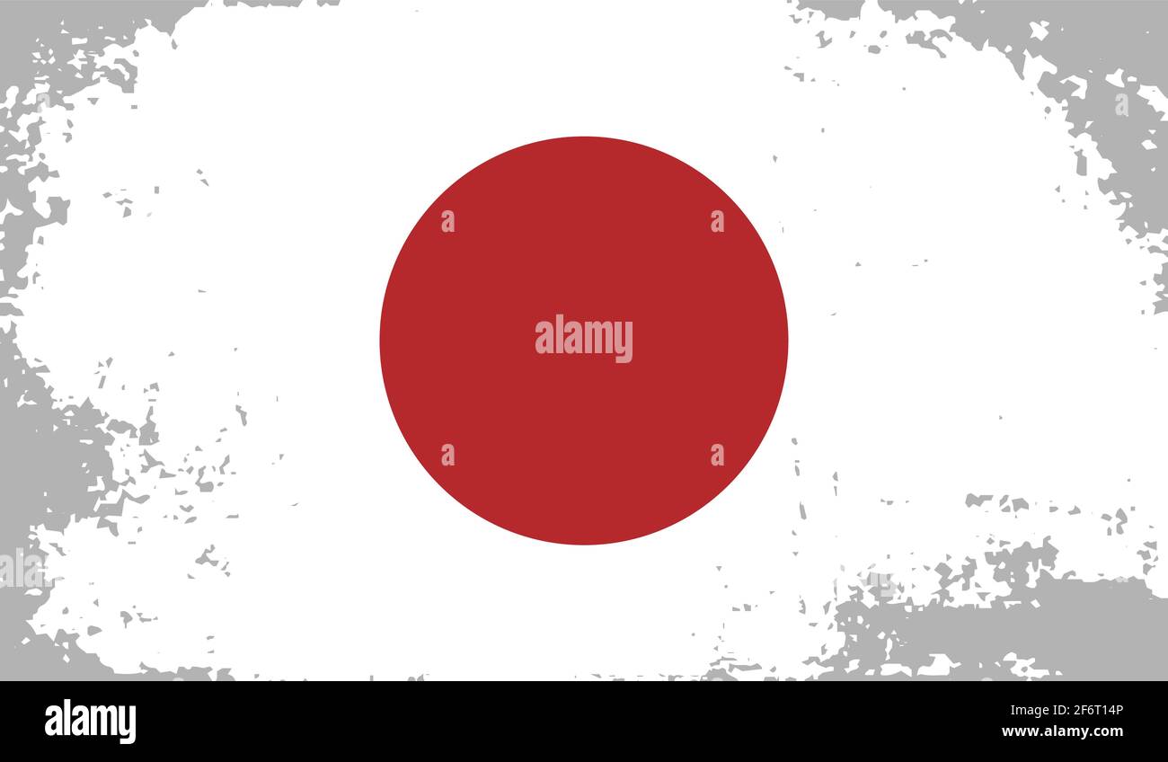 Grunge vector japan flag colorful for web and design work Stock Vector ...