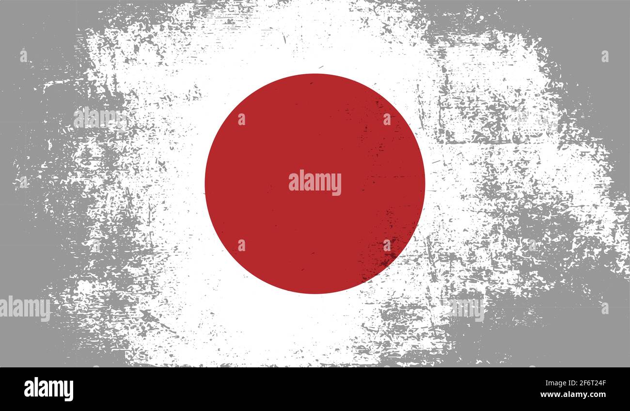 Grunge vector japan flag colorful for web and design work Stock Vector ...