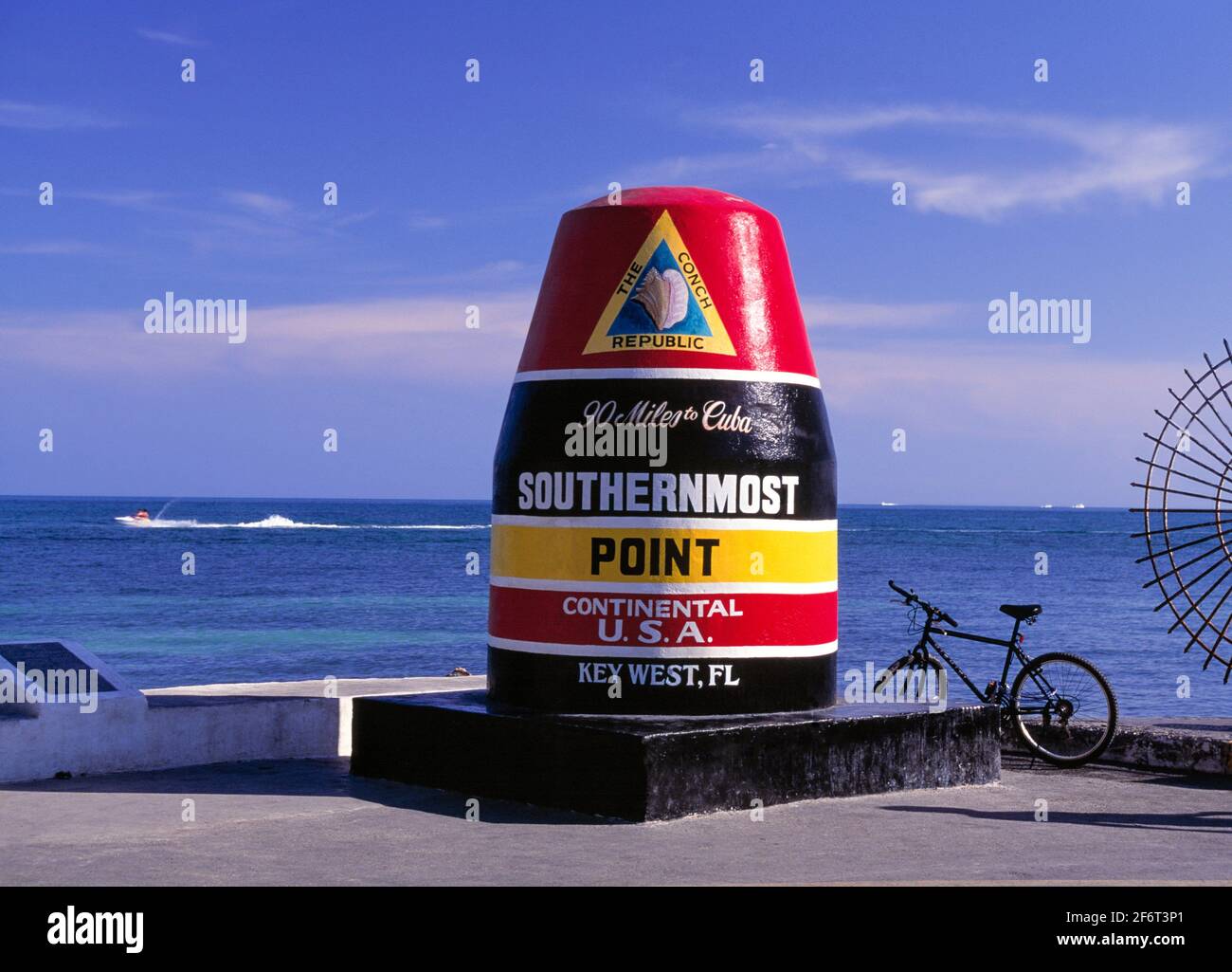 Southernmost Point. Key West. Florida. USA. Stock Photo