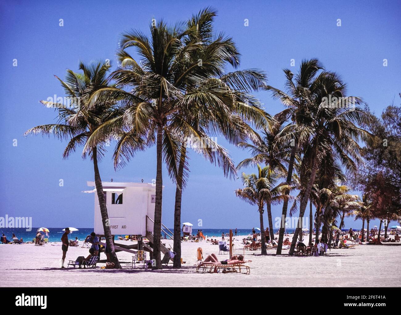 Beach Day. Florida. USA. Stock Photo