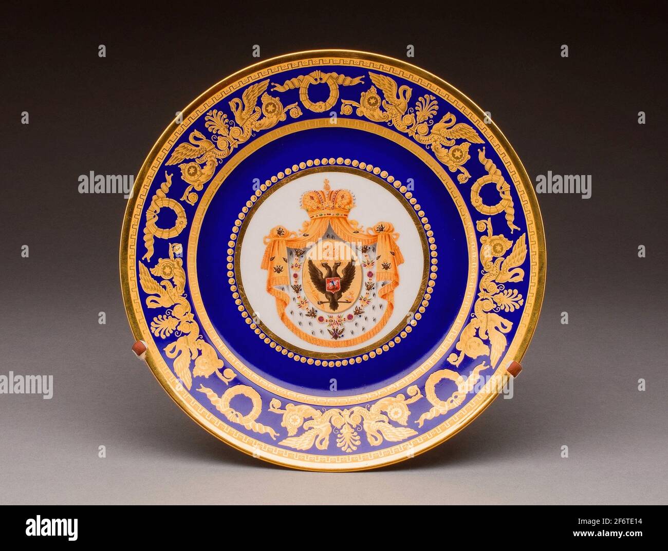 Author Russian Imperial Porcelain Factory. Plate 1855/81 Russian