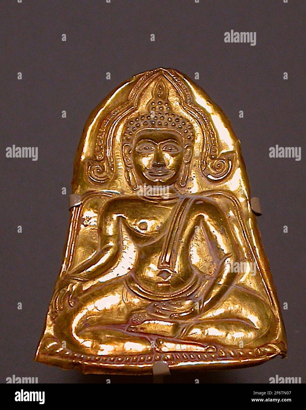 Votive Plaque with Buddha Triumphing over Mara (Maravijaya) 19th