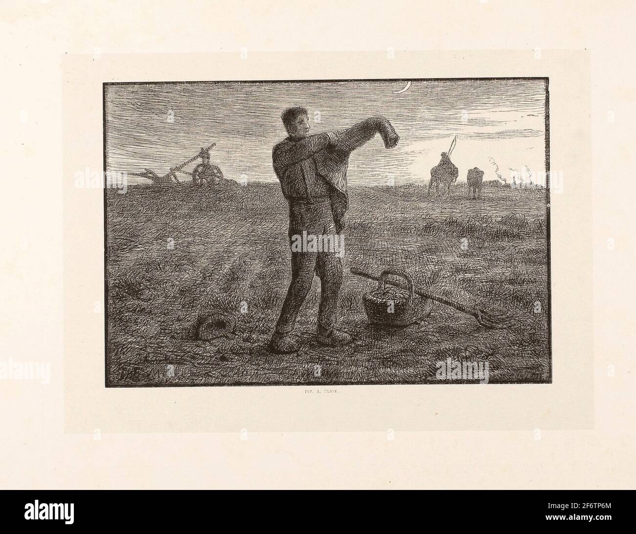 Author Jacques Adrien Lavieille. Evening 1860 Jacques Adrien
