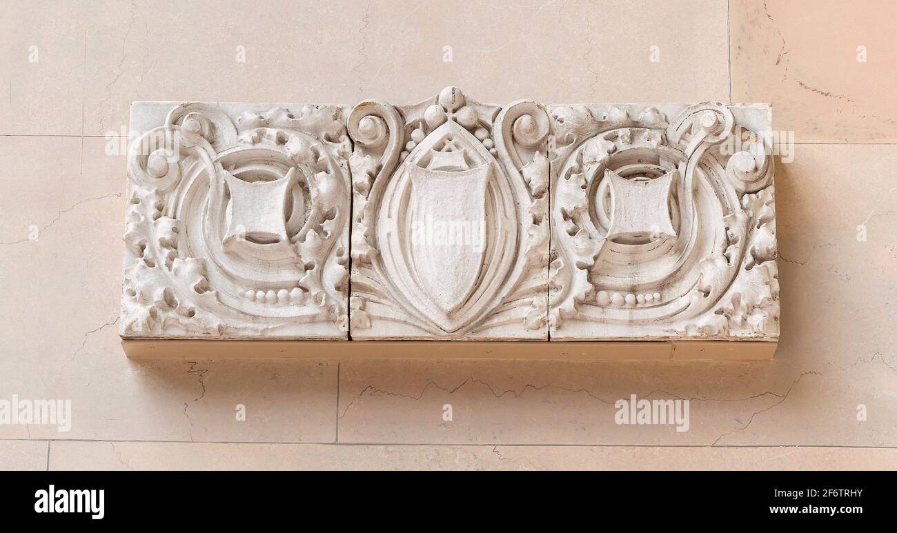 John N. Coleman. Jordan Building, Chicago, Illinois, Facade  Panel-1916-17-John N. Coleman American, 20th Century. Glazed terra-cotta.  1916-1917 Stock Photo - Alamy