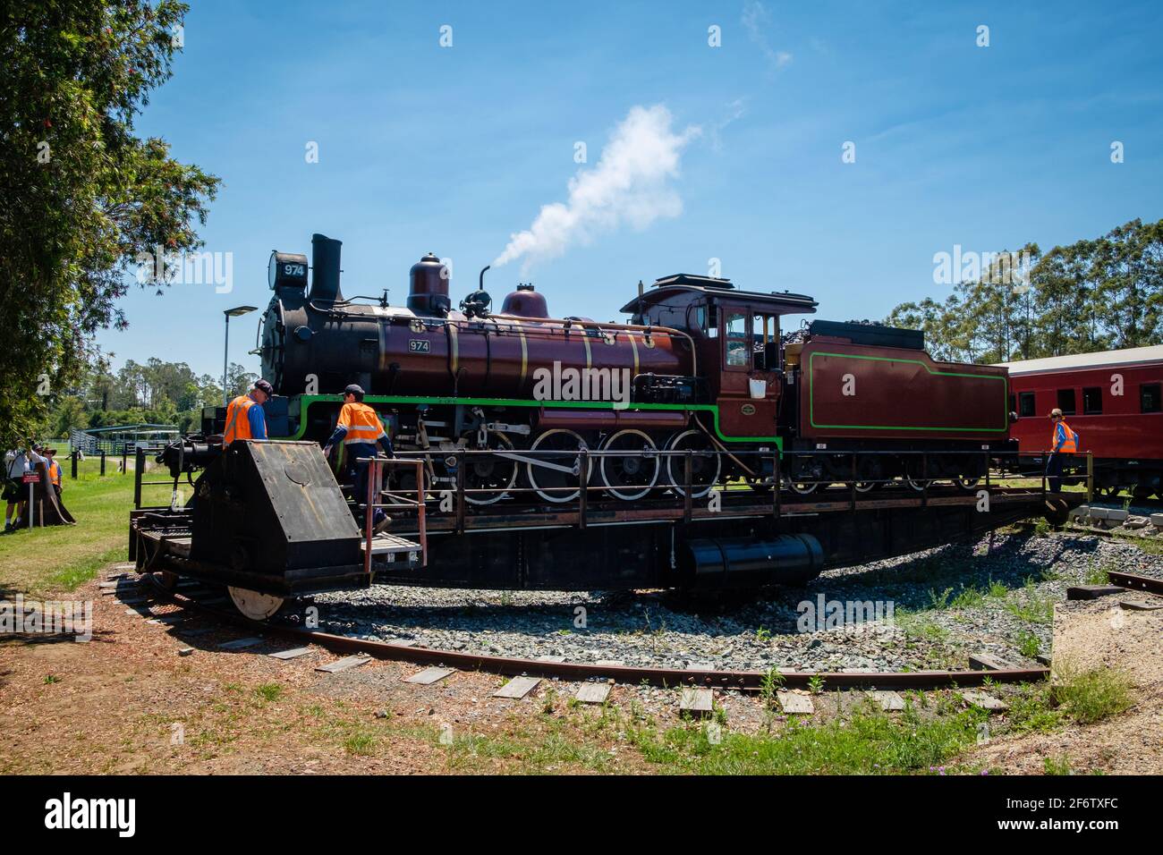 The Mary Valley Rattler -Amamoor Station Stock Photo - Alamy