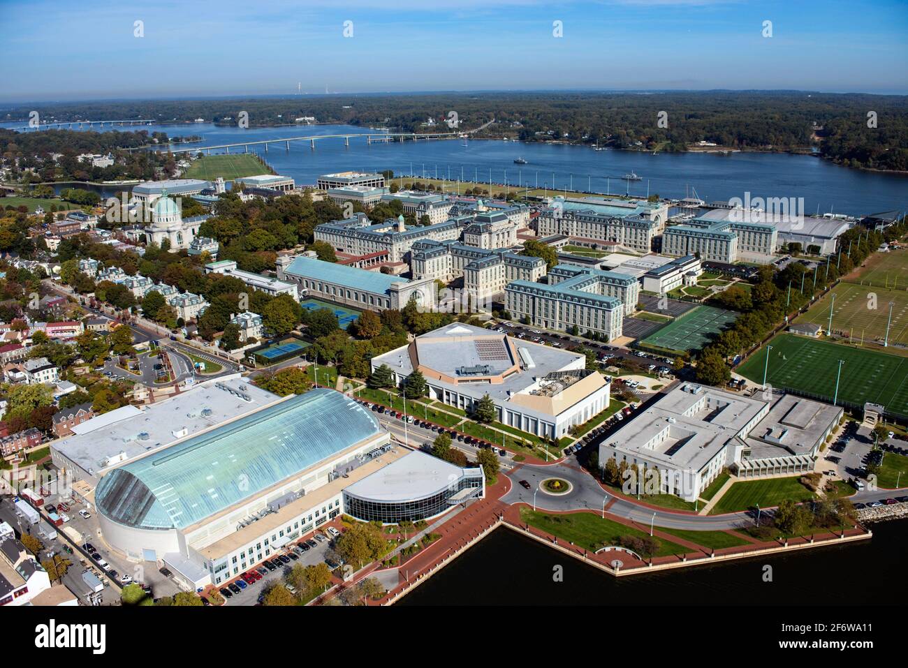 ANNAPOLIS, Md. (Oct. 21, 2015) A file photo of the U.S. Naval Academy taken Oct. 21, 2015. Stock Photo