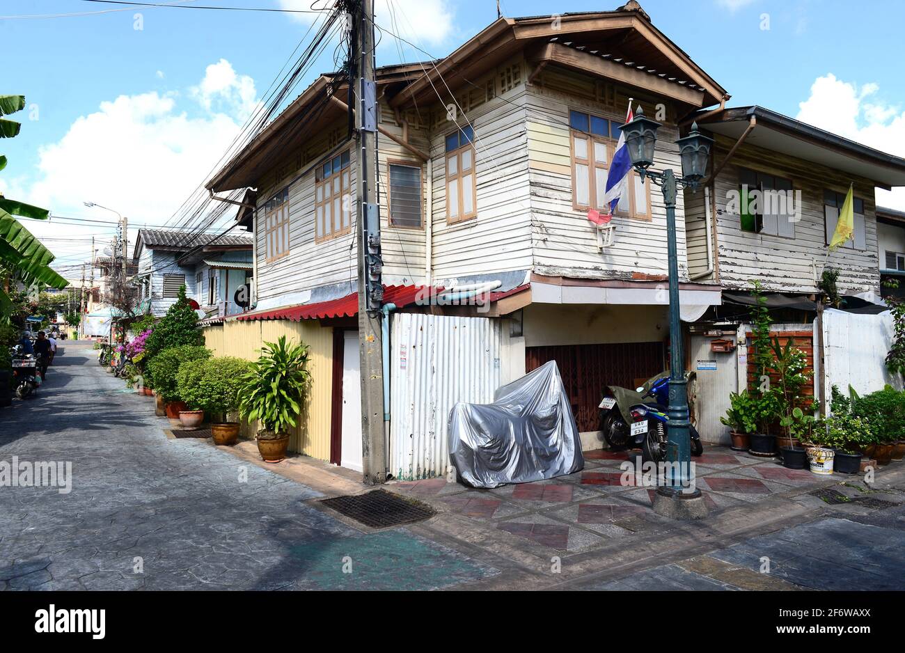 Bangkok, traditional houses. Thailand Stock Photo Alamy