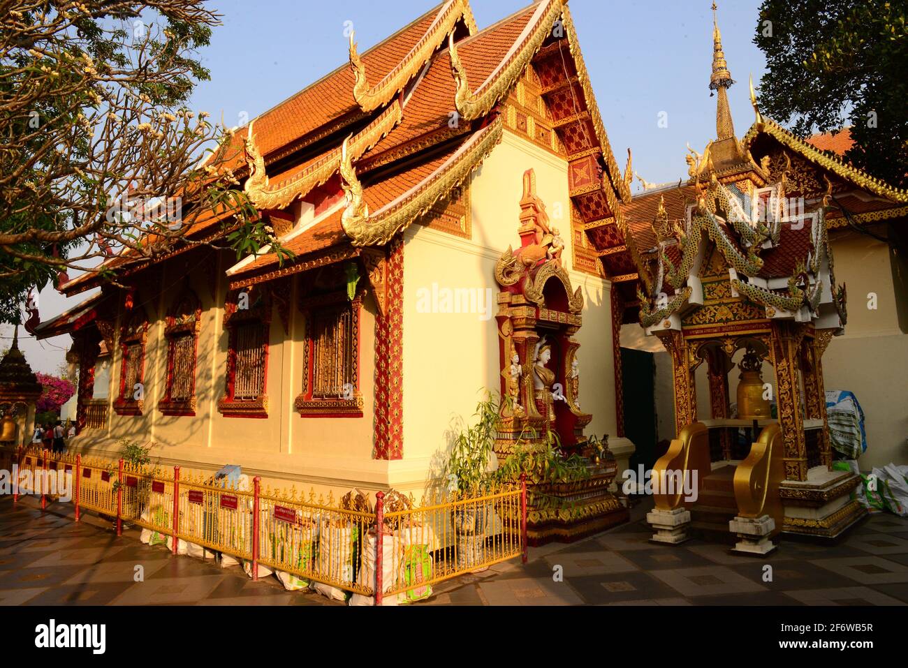 Chiang Mai, Wat Phra That Doi Suthep. Thailand. Stock Photo