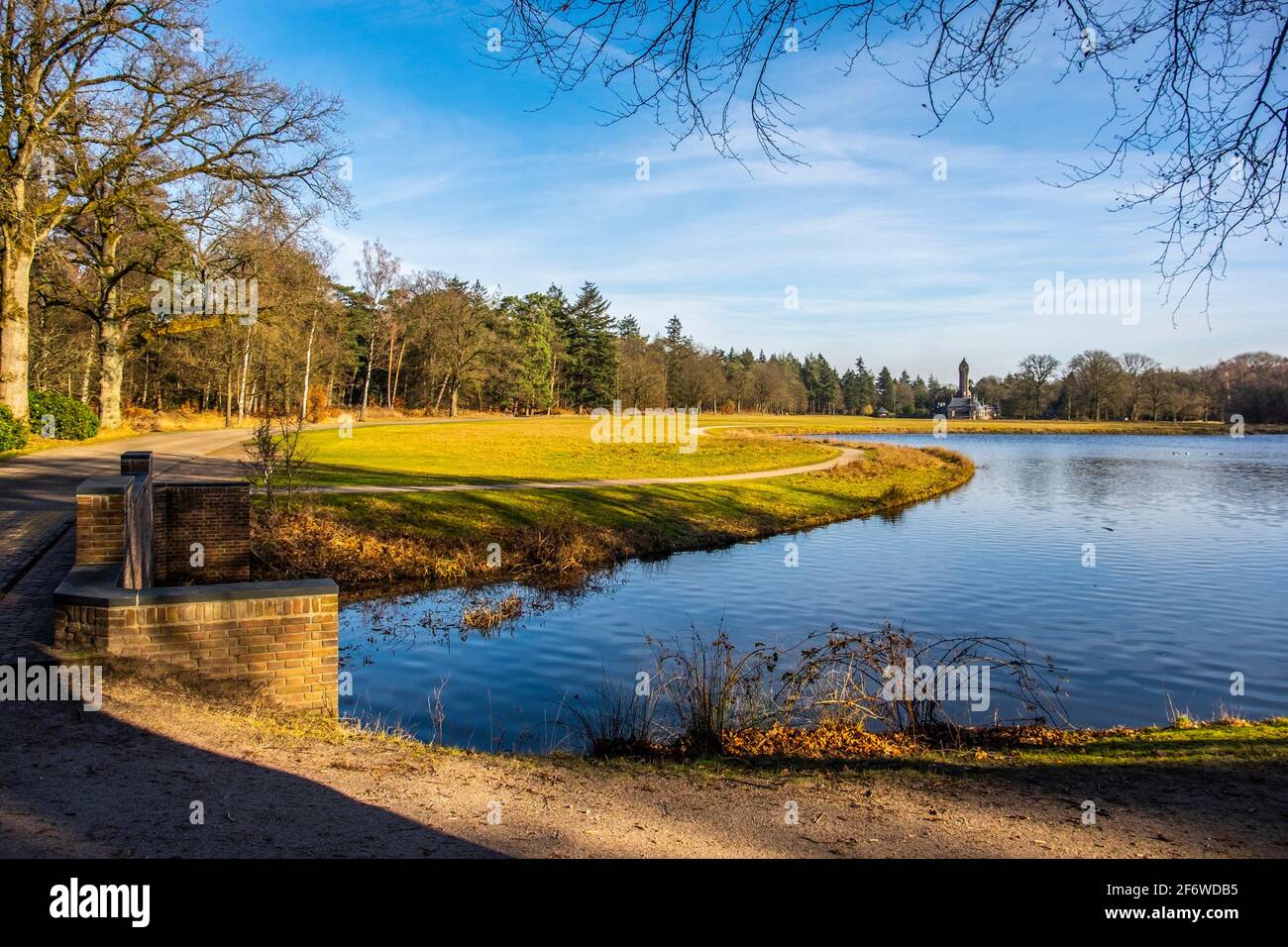 Jachthuis Saint Hubertus, National Park Hoge Veluwe, Gelderland, The Netherlands, Europe. Stock Photo