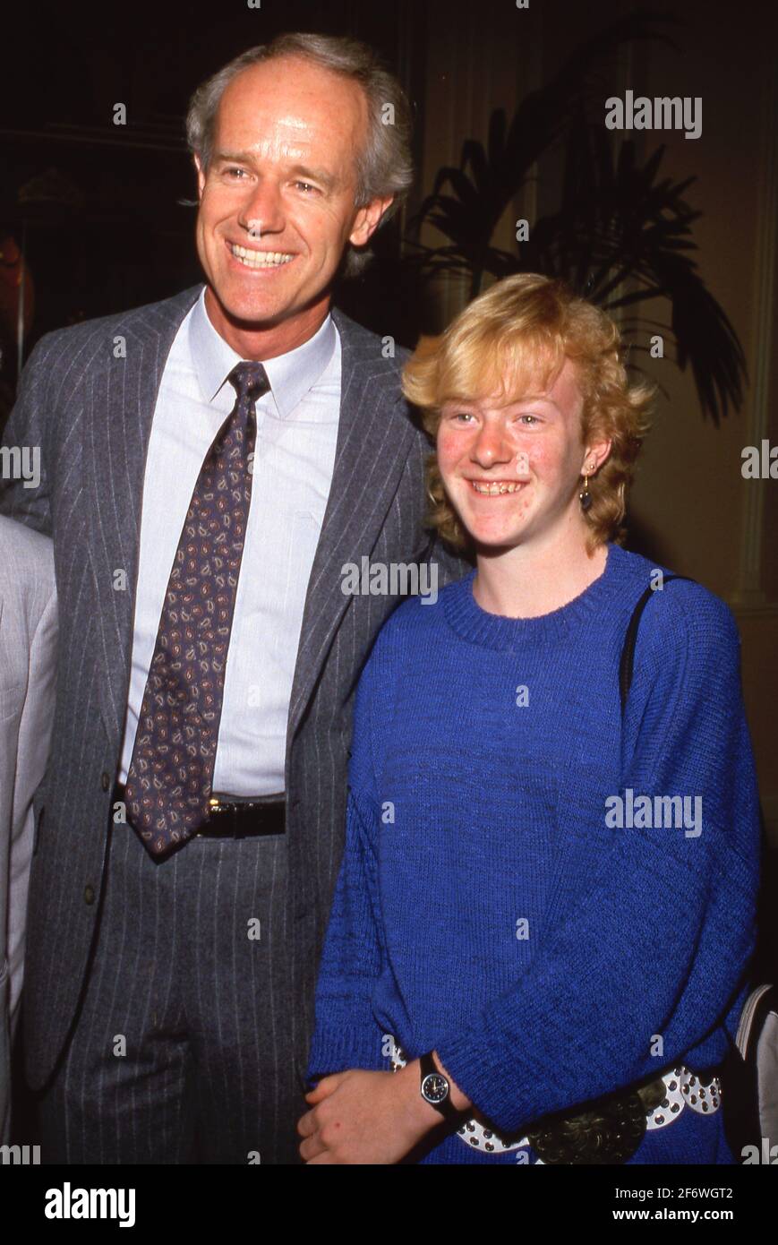 Mike Farrell and daughter Erin Circa 1990 Credit Ralph Dominguez