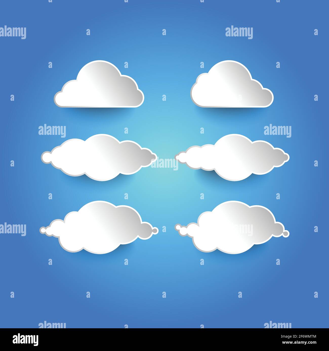 Vector illustration of clouds.clouds icon template. clouds background ...