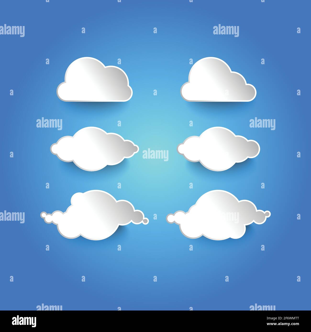 Vector illustration of clouds.clouds icon template. clouds background ...