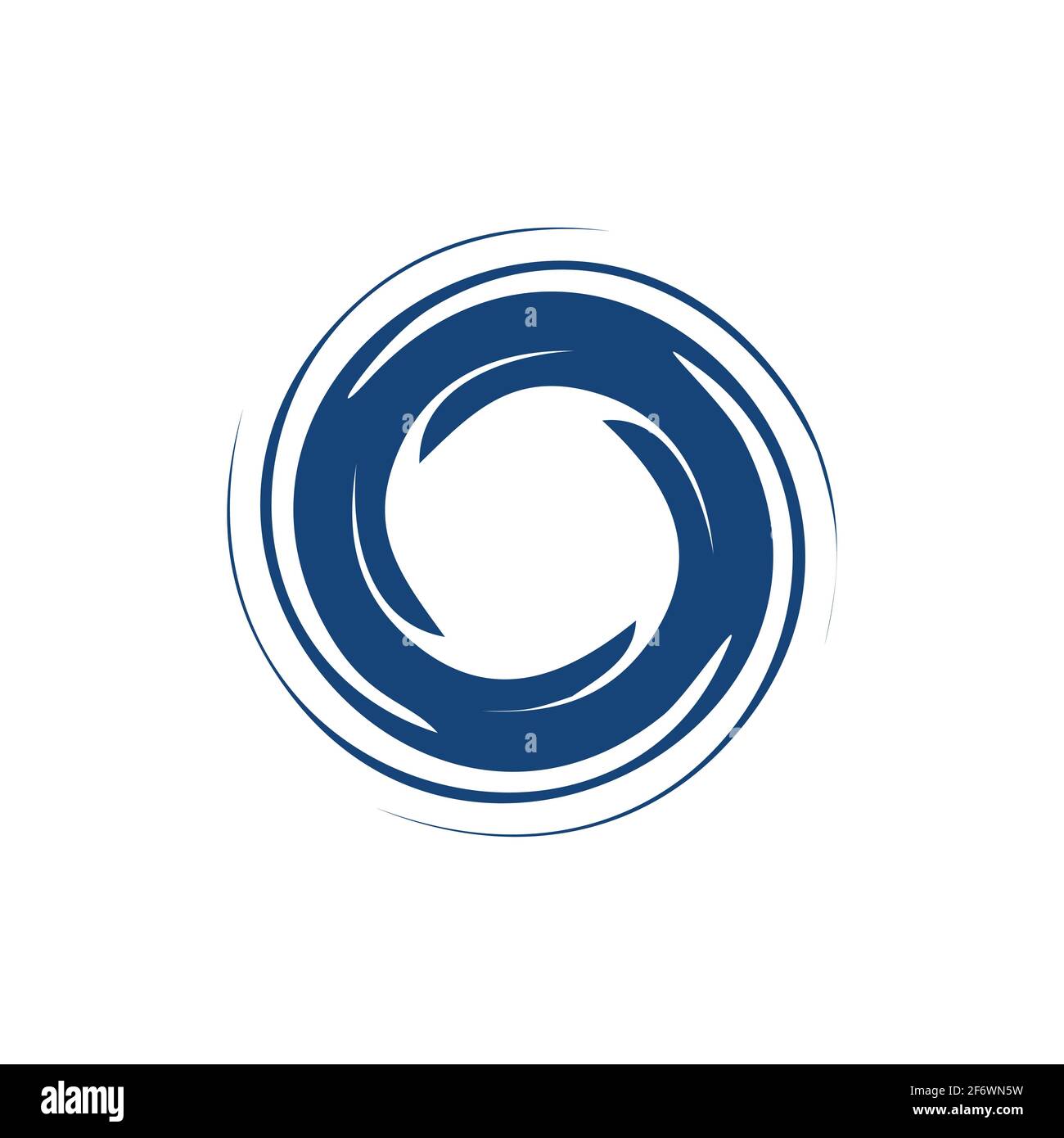 Abstract circle swirl vector element. swirl template. vector eps 10 Stock Vector