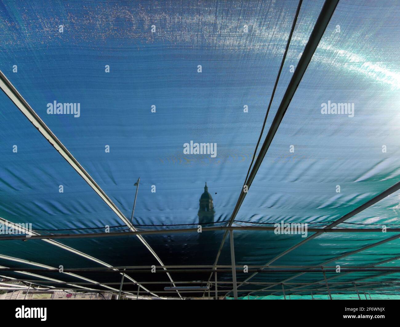 old abandoned greenhouse broken glass windows Stock Photo Alamy