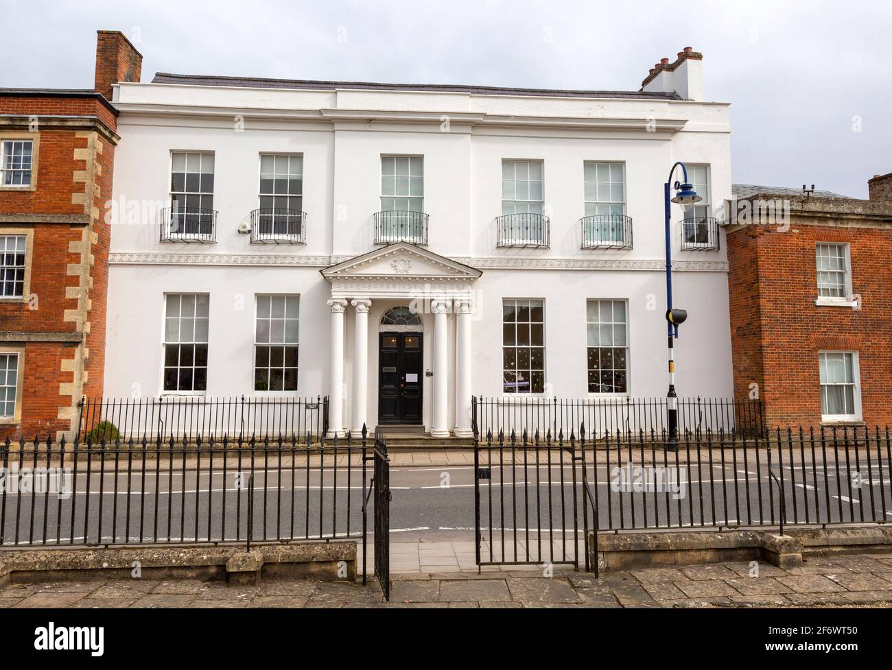Late C18 Lansdowne House historic listed building, Devizes, Wiltshire