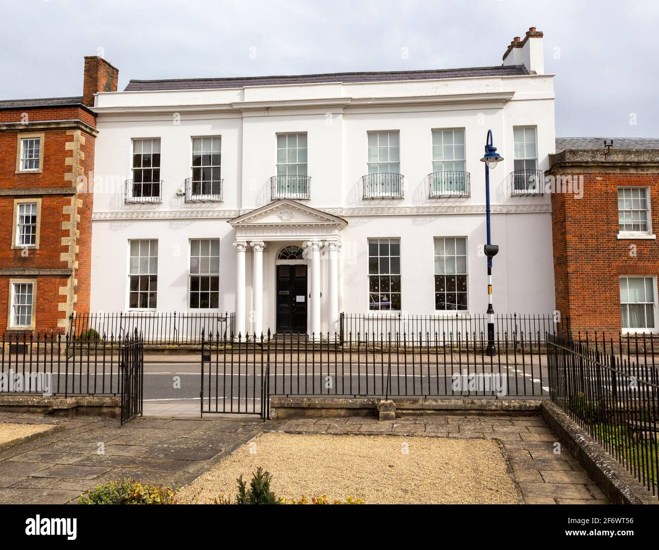 Late C18 Lansdowne House historic listed building, Devizes, Wiltshire