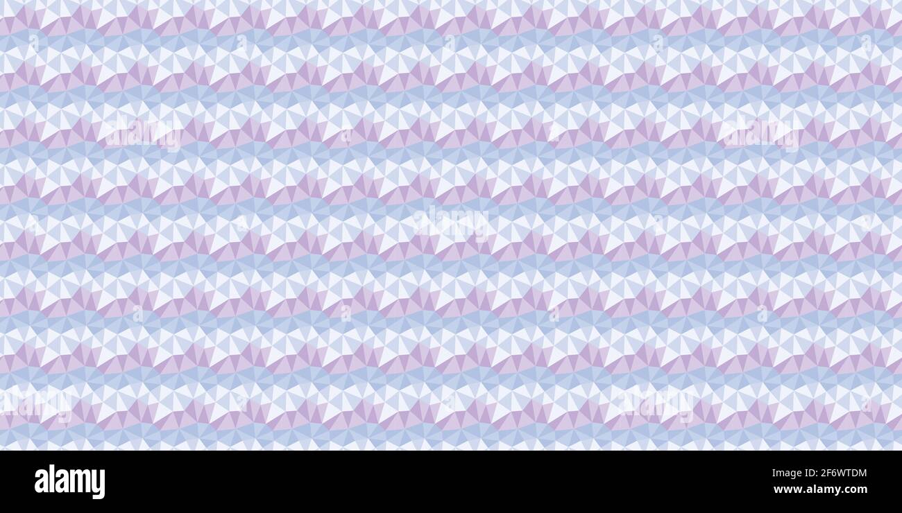 Random triangles abstract geometric seamless repeat pattern vector background, purple and blue pattern, ice texture Stock Vector