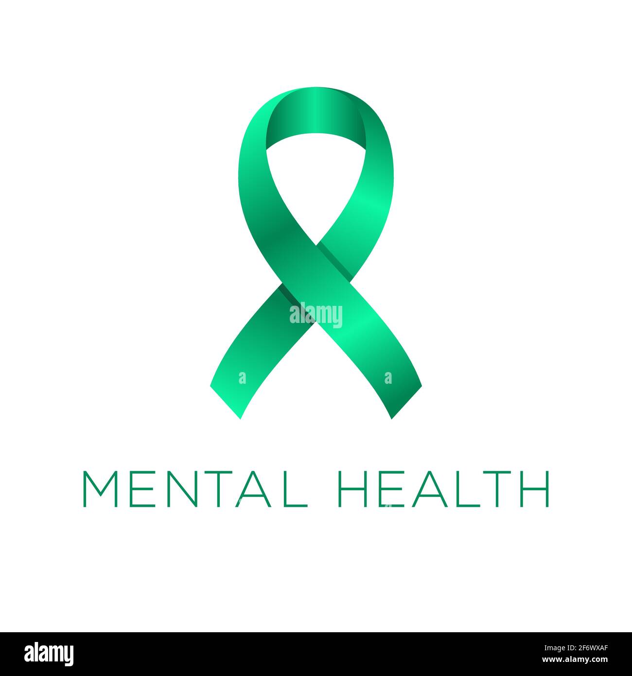 NAMI - Lime Light--green ribbon for *May is Mental Health Month