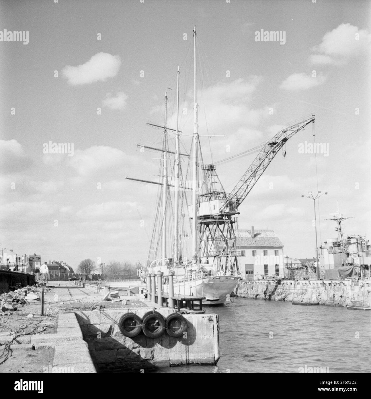 Boat name sailing in Black and White Stock Photos & Images - Alamy