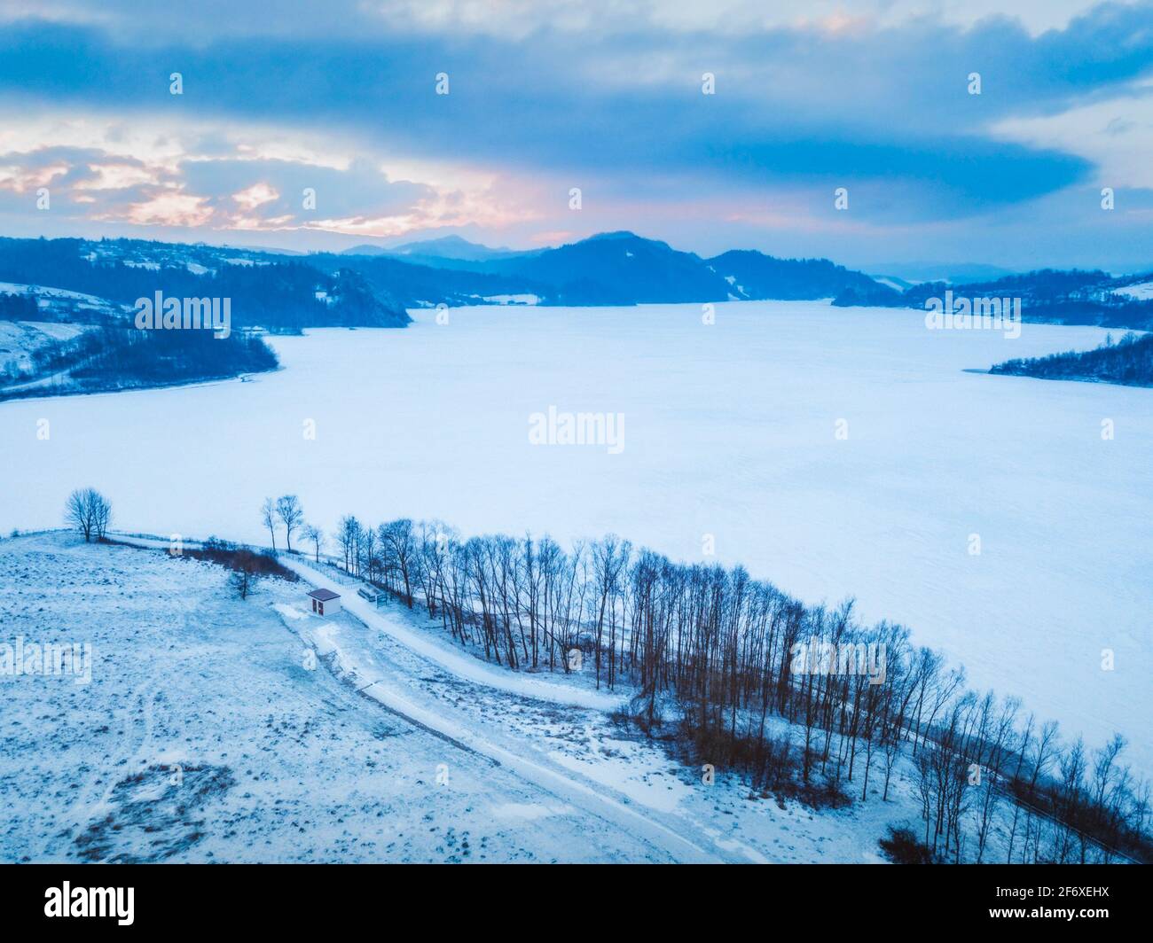 Czorsztyn Lake In Pieniny National Park Lesser Poland Poland Stock czorsztyn-lake-in-pieniny-national-park-lesser-poland-poland-stock