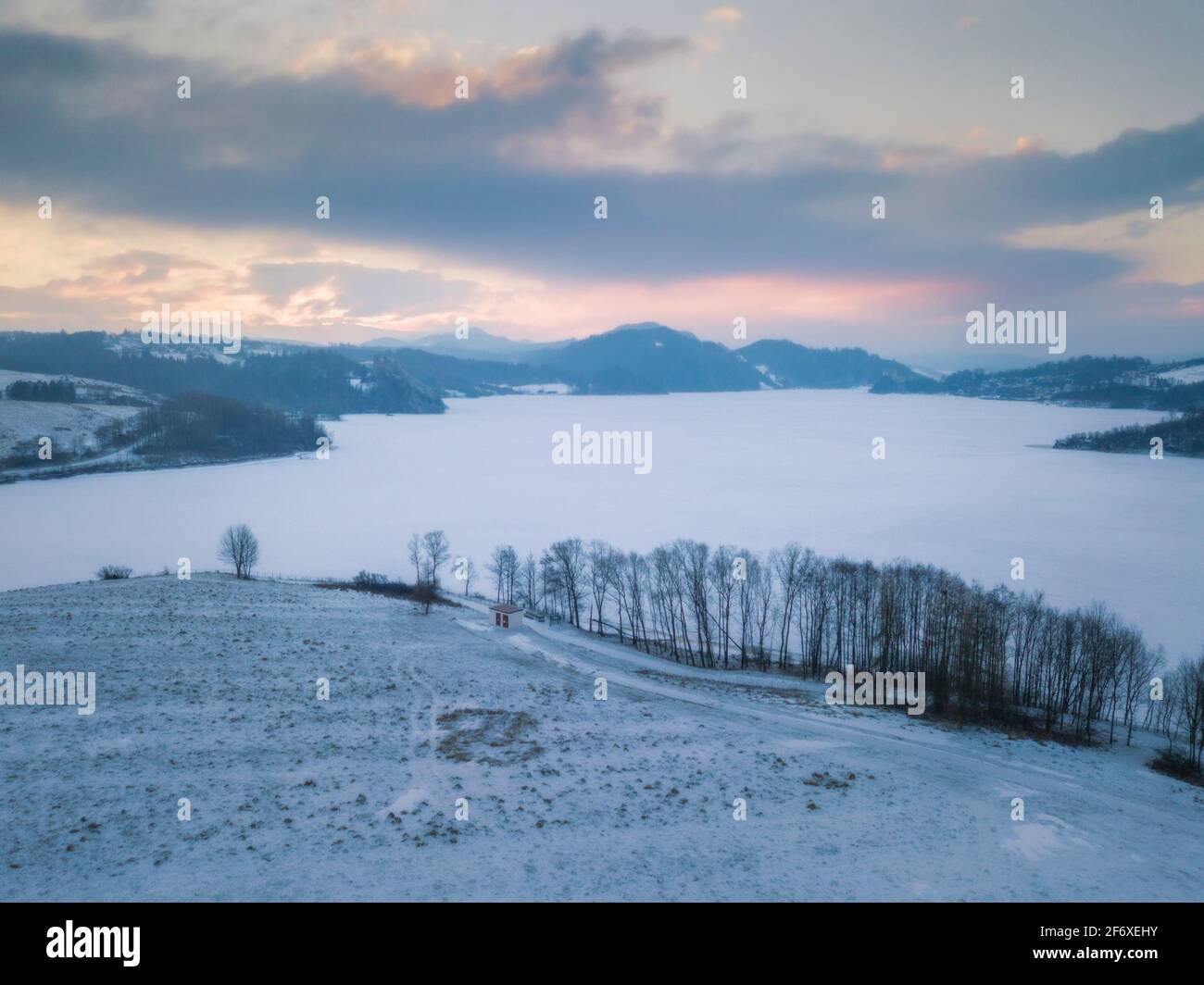 Czorsztyn Lake In Pieniny National Park Lesser Poland Poland Stock czorsztyn-lake-in-pieniny-national-park-lesser-poland-poland-stock