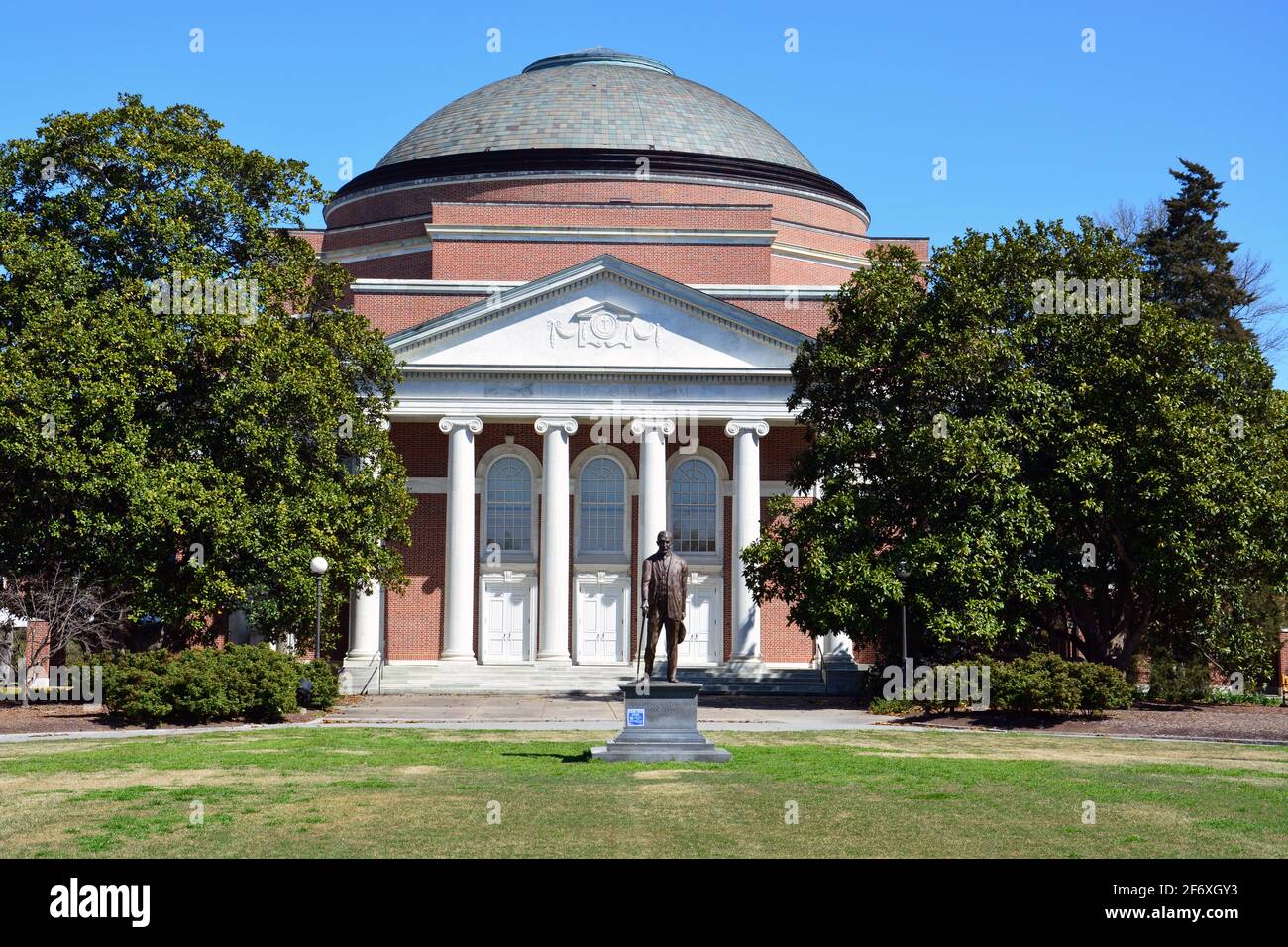 Baldwin Auditorium on the East Campus of Duke University in Durham, North Carolina. Stock Photo