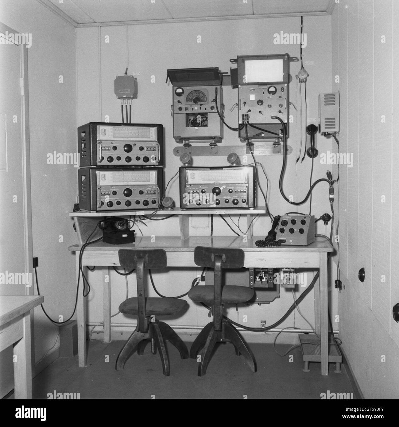 Radio station in Småland.Sweden, Blekinge, Blekinge, Karlskrona,  Karlskrona, External War Gogs (depicted, City Stock Photo - Alamy