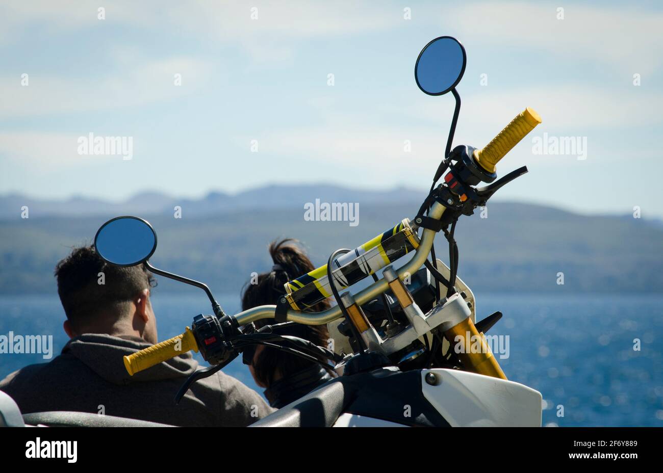 Motorcycle steering wheel hires stock photography and images Alamy