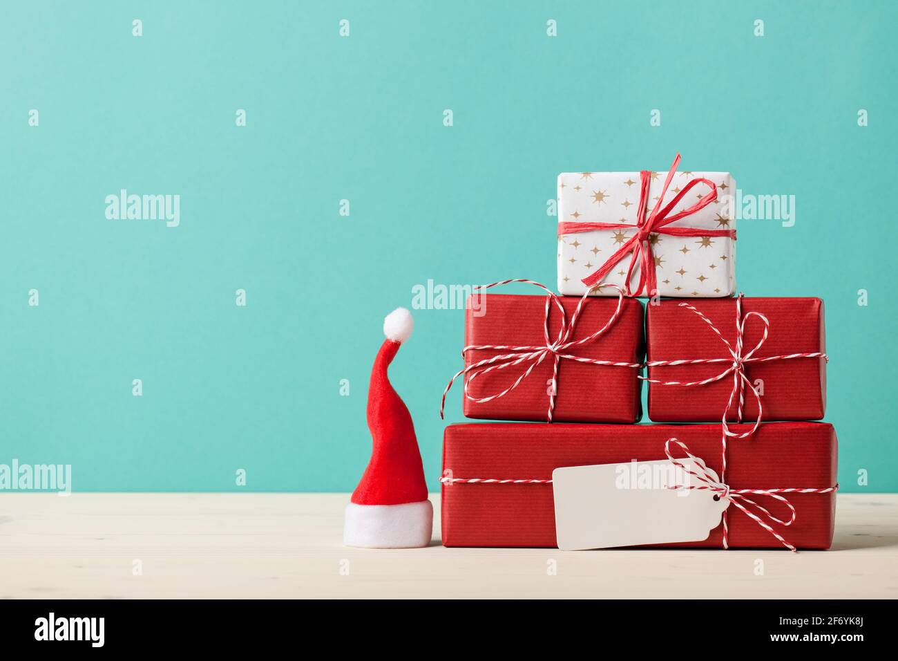 Christmas gift boxes Stock Photo - Alamy