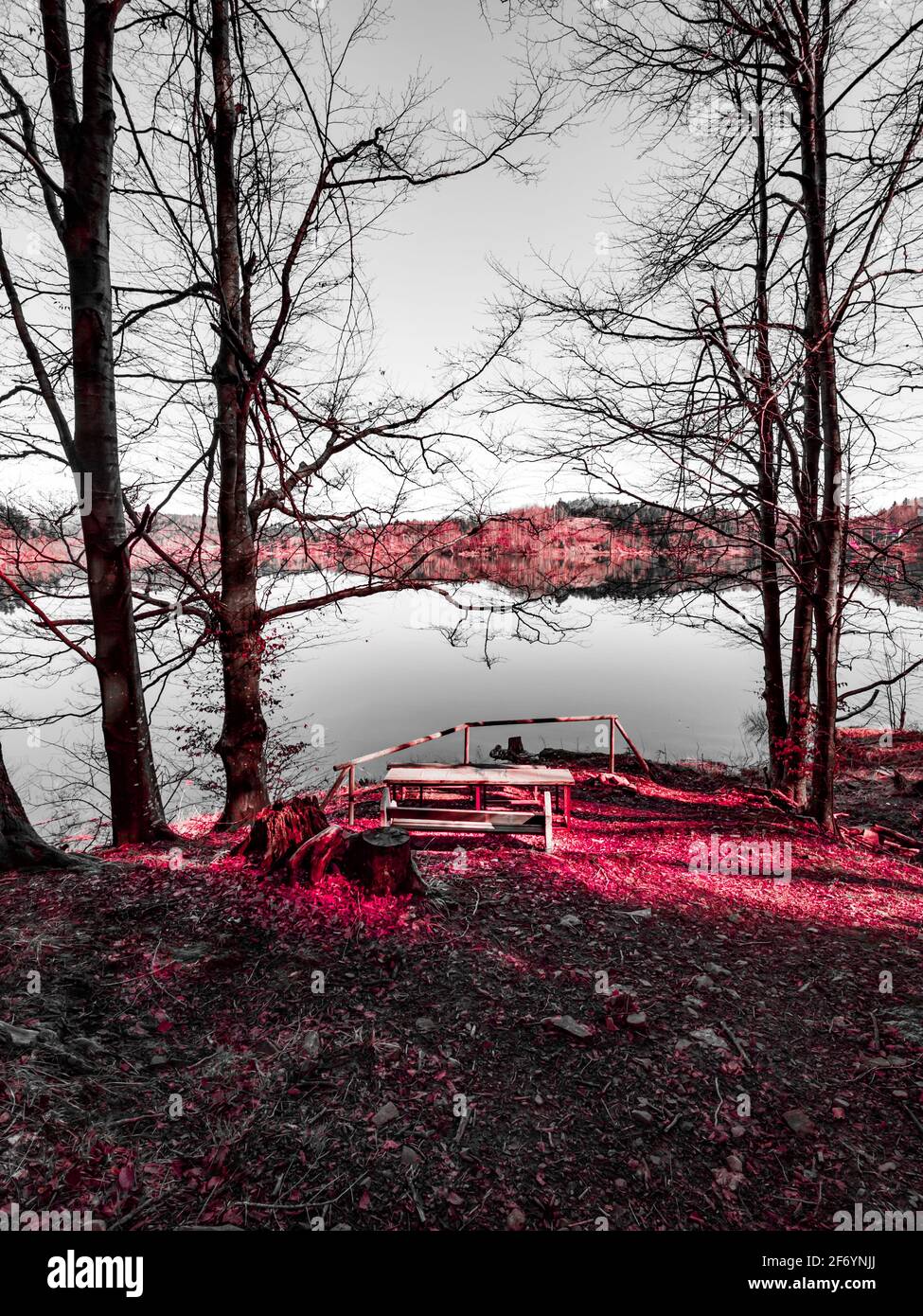 Lokve lake in Croatia Europe Stock Photo