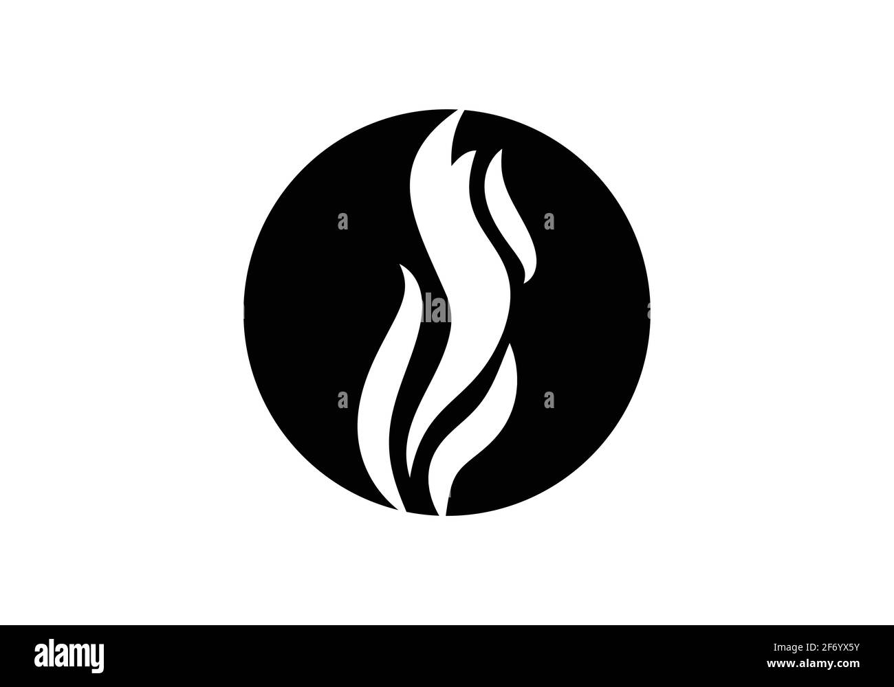 Fire flame vector Icon illustration design template Stock Vector Image ...