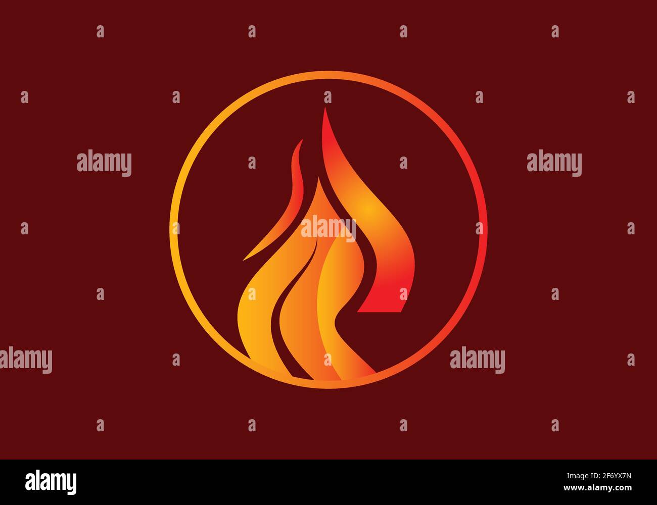 Fire flame vector Icon illustration design template Stock Vector Image ...