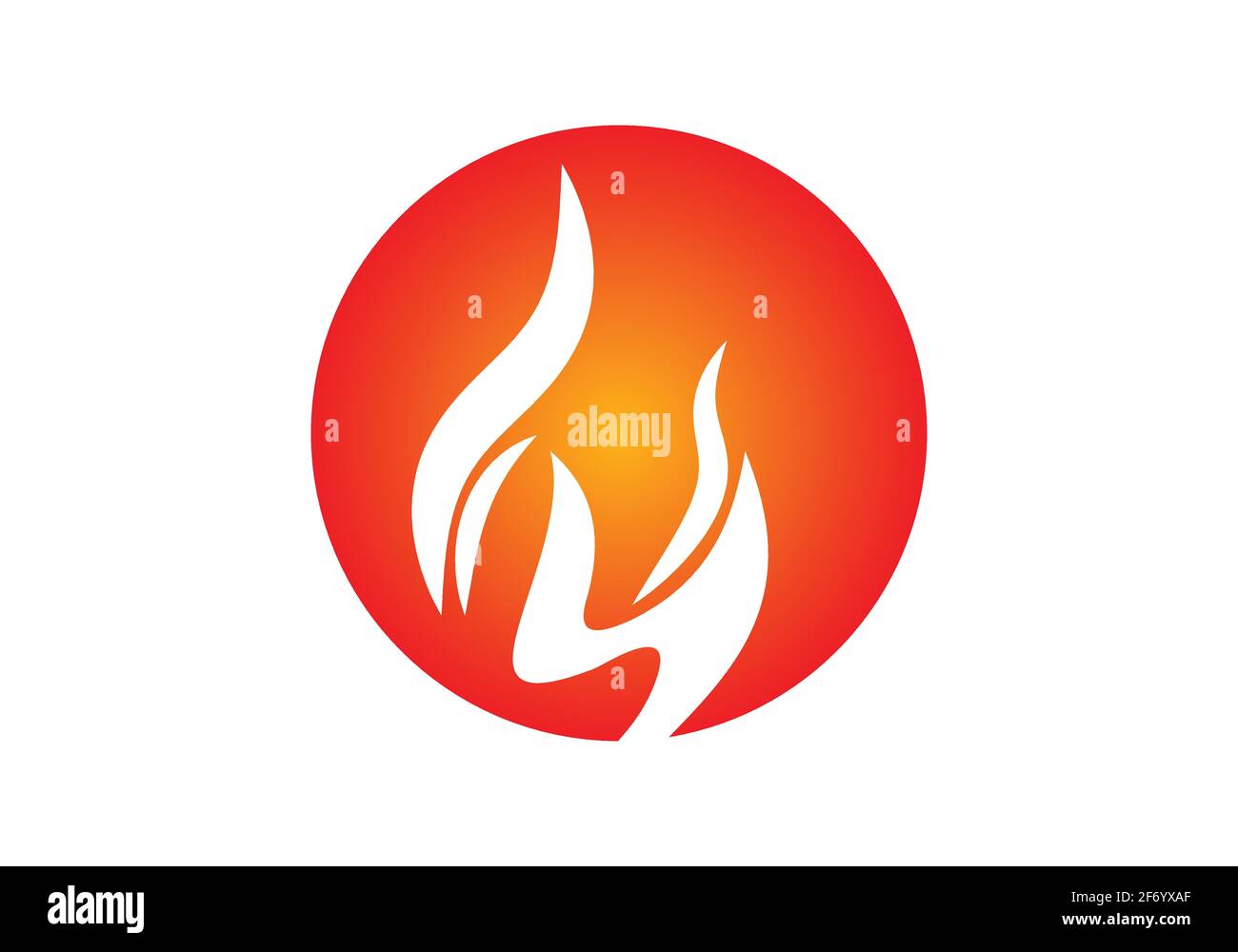 Fire flame vector Icon illustration design template Stock Vector Image ...