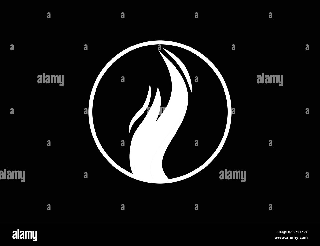 Fire flame vector Icon illustration design template Stock Vector Image ...