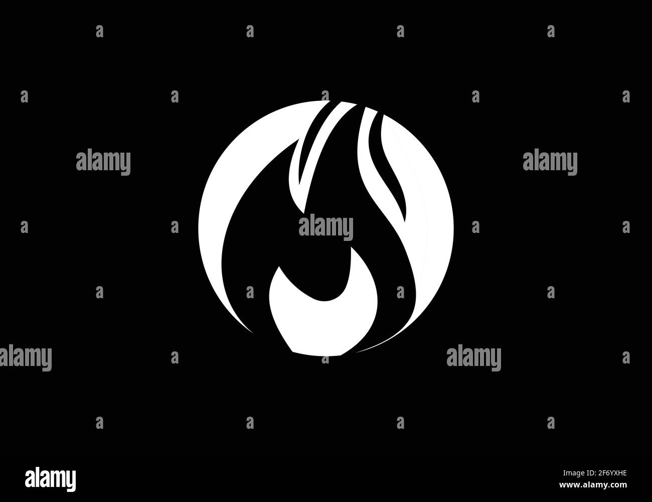 Fire flame vector Icon illustration design template Stock Vector Image ...