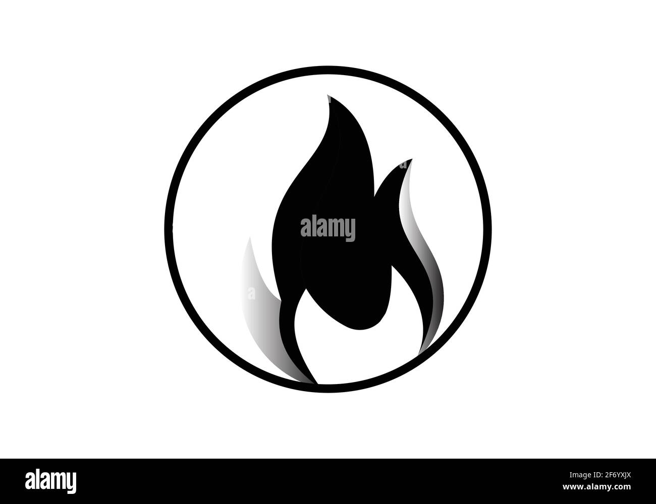 Fire flame vector Icon illustration design template Stock Vector Image ...