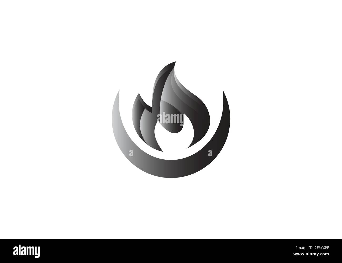 Fire flame vector Icon illustration design template Stock Vector Image ...