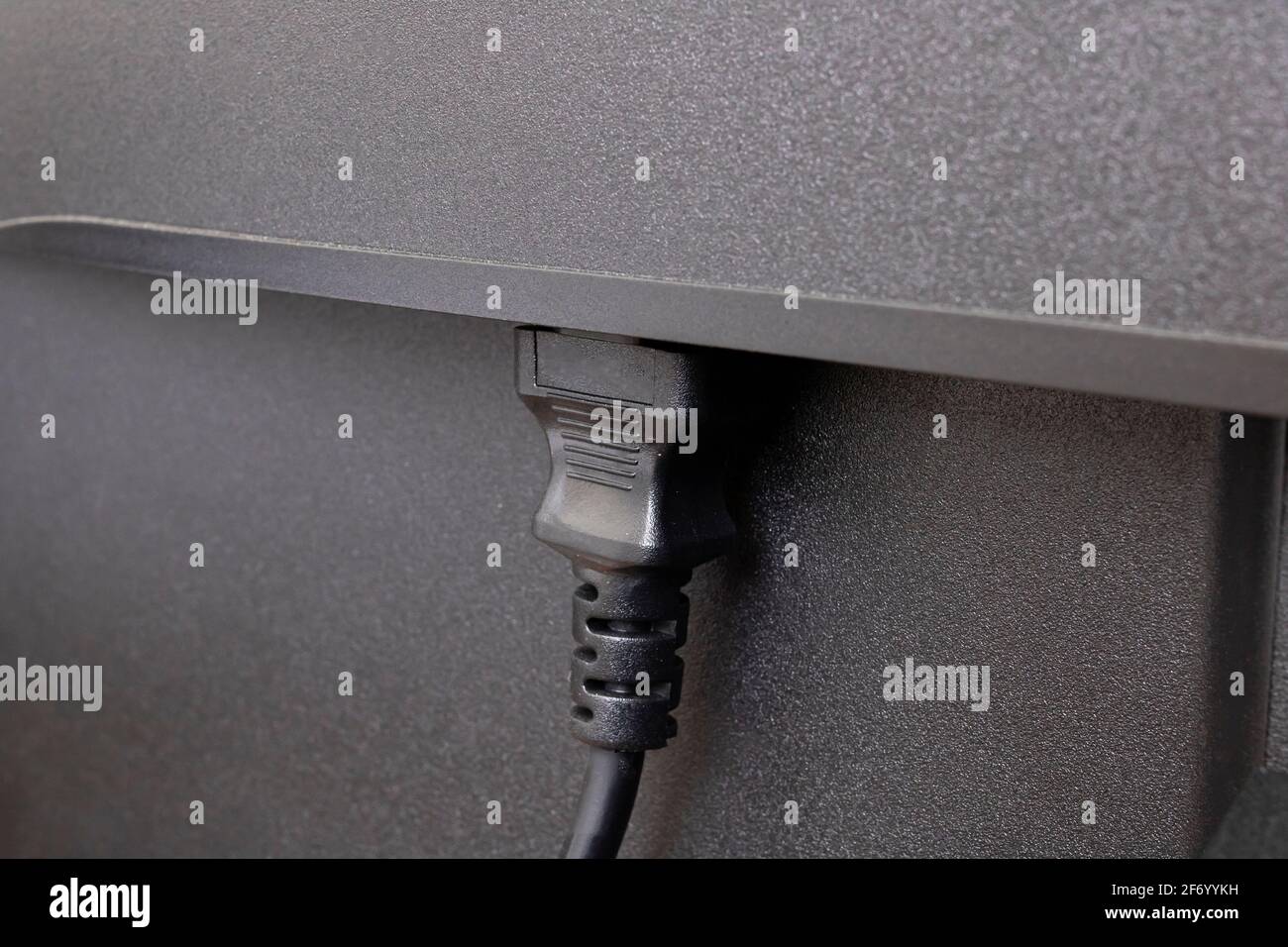 Connector for connecting a monitor to a computer close up Stock Photo ...