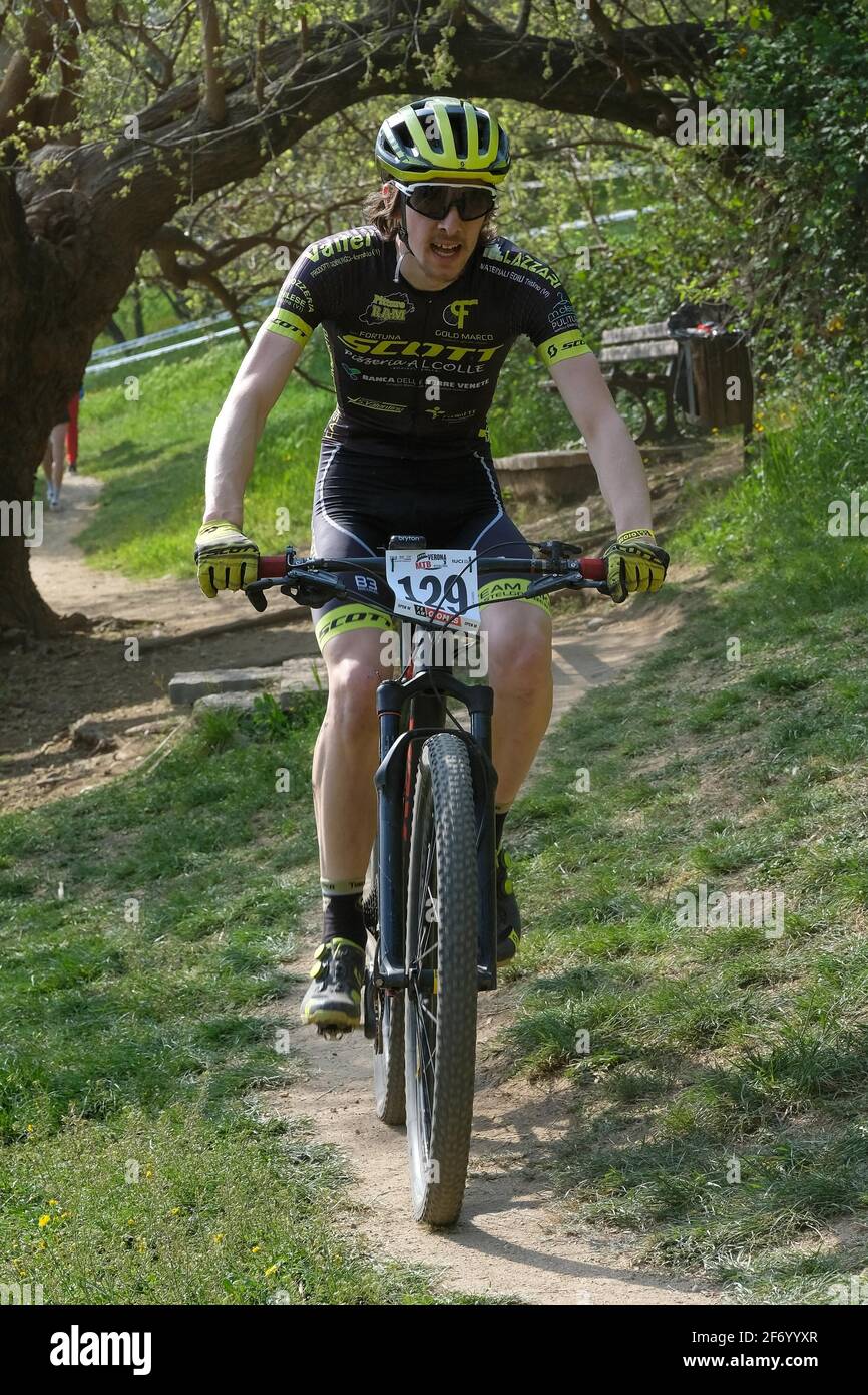 Verona, Italy. 03rd Apr, 2021. (129) Samuele Molon - (ITA) during