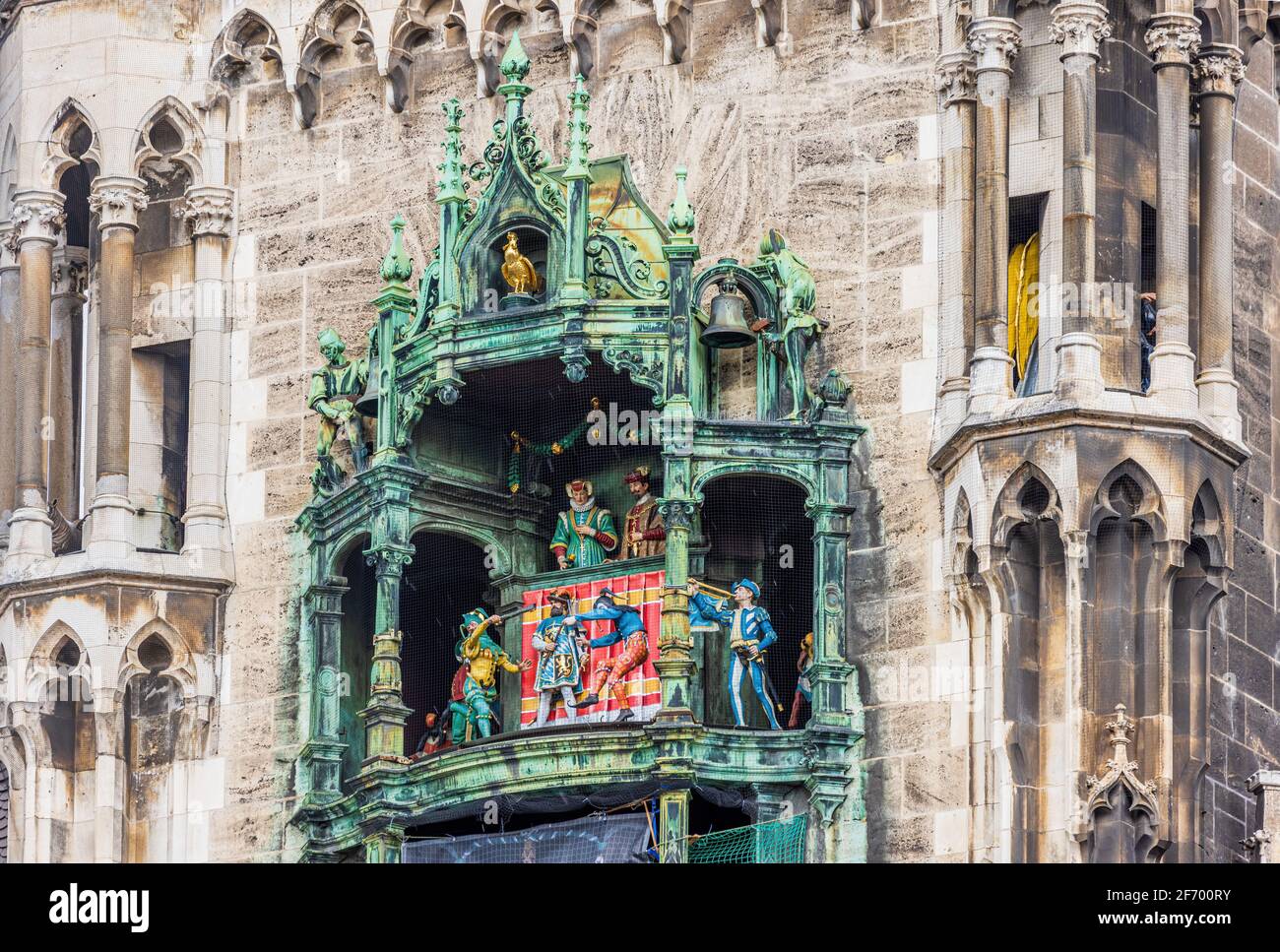 Glockenspiel on the Munich city hall, Germany Stock Photo Alamy