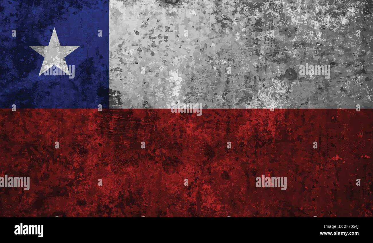 Syria flag with waving grunge texture. Vector background. Stock Vector