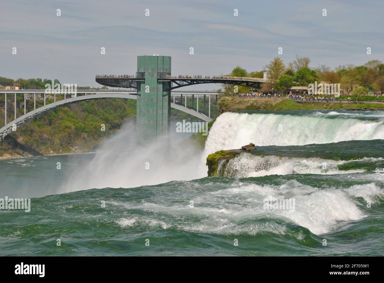 Niagara Falls Top View Stock Photo - Alamy