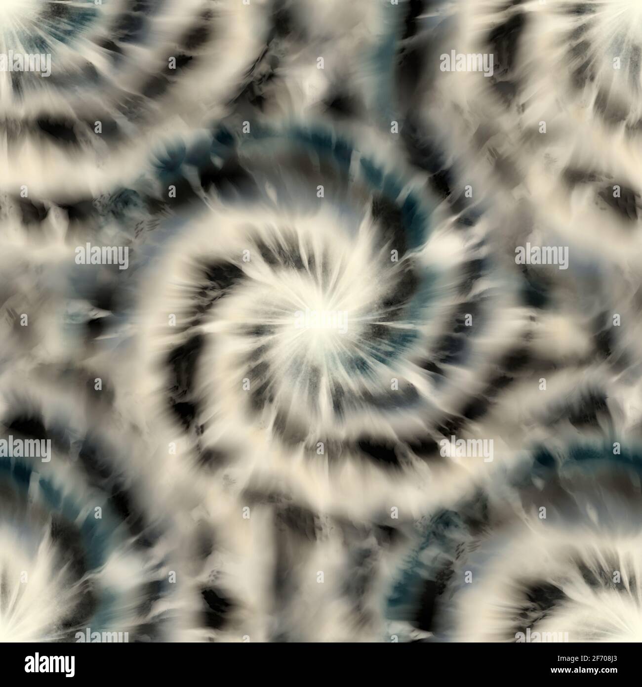 Seamless spiral tie dye pattern for surface design print Stock Photo ...