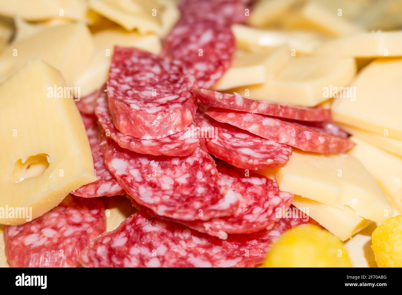 Salad and sweet foods in Argentina Stock Photo - Alamy