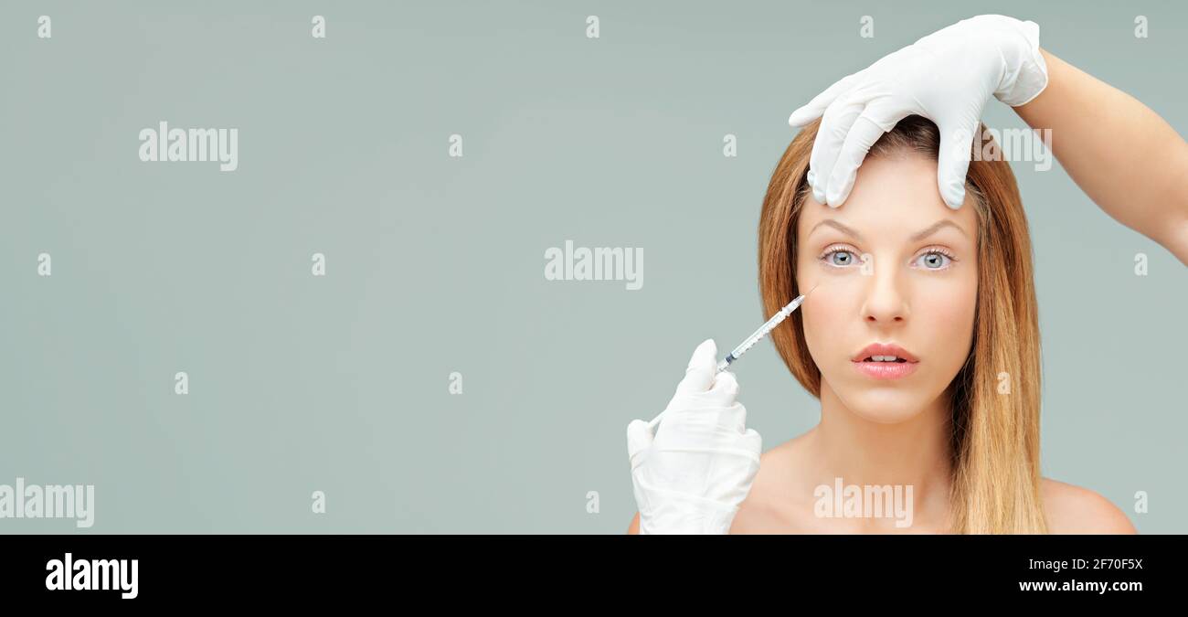 Botox injection close up hi-res stock photography and images - Alamy