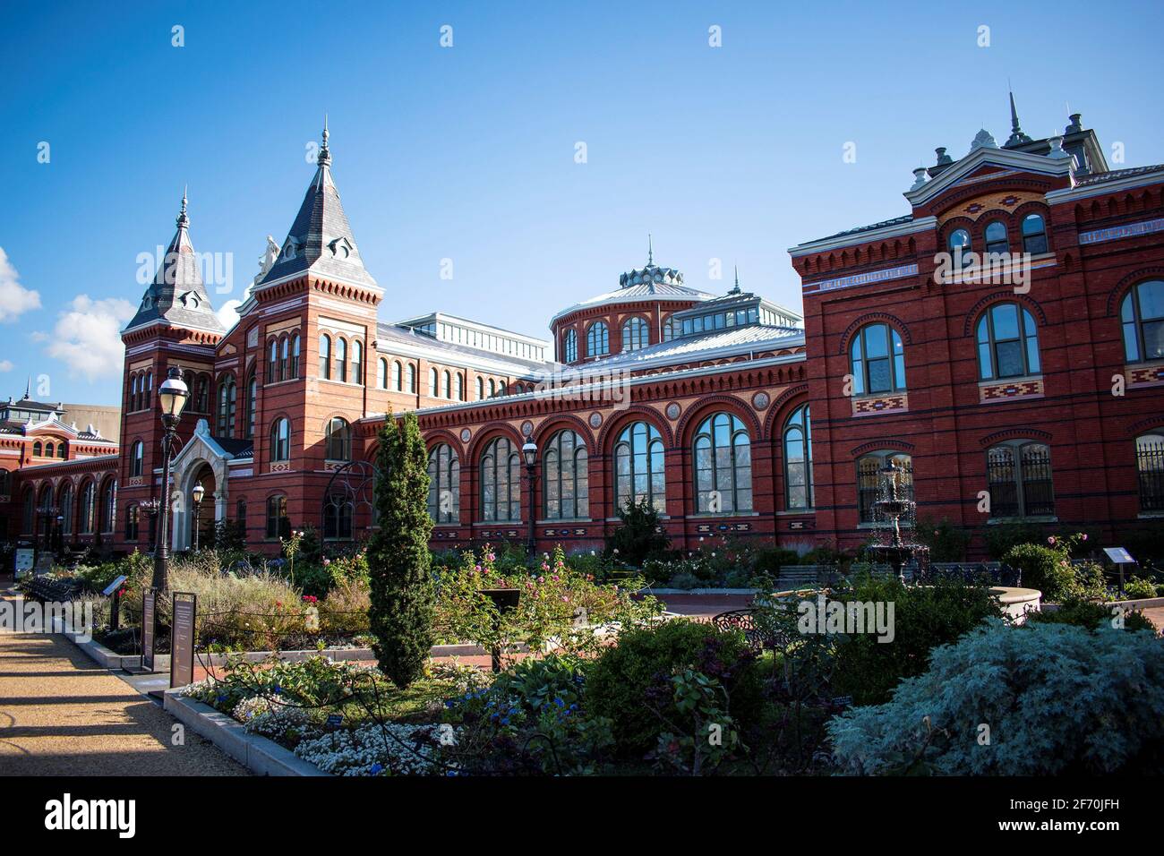 arts and industries building of the smithsonian museums in washington dc Stock Photo