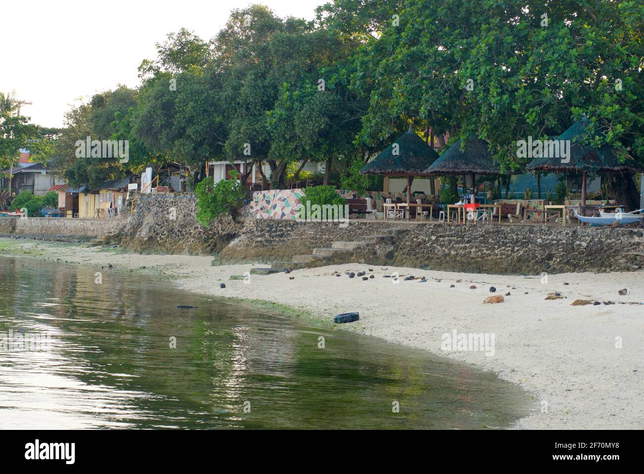 Panagsama beach. Moalboal, Cebu, Central Visayas, Philippines. Stock Photo
