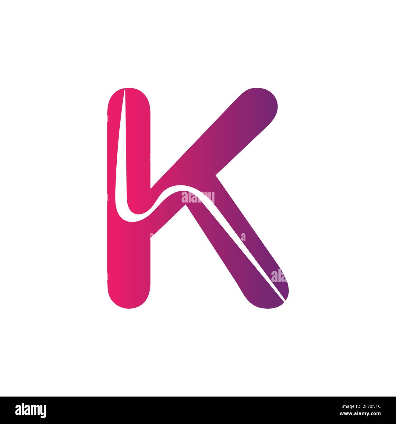 Letter K logo icon design template elements Stock Vector Image & Art ...